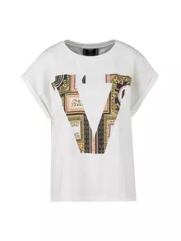 Футболка 19v69 Italia, цвет off-white