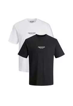 Футболка 2 шт. в упаковке jorvesterbro Jack & Jones, черный