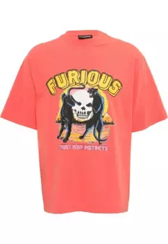 Футболка 2Y Studios "Мужская футболка 2Y Furious Oversize 2Y Studios", красный