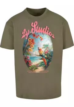 Футболка 2Y Studios "Мужская футболка PARADISE 2Y Studios", оливковый
