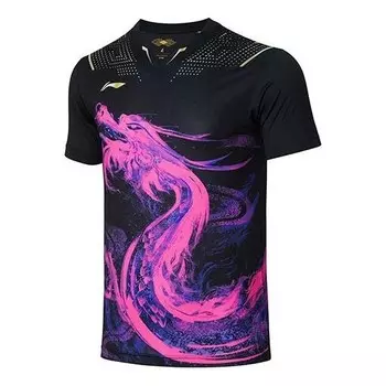 Футболка 32-я Олимпиада в Токио настольный теннис майка Li-Ning, черный