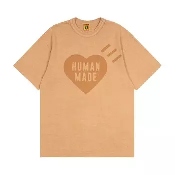 Футболка № 3, окрашенная вручную, Бежевая