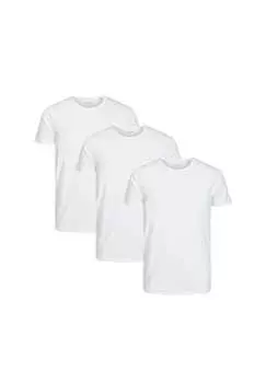 Футболка 3 шт. в упаковке базовая Jack & Jones, белый