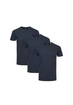 Футболка 3 шт. в упаковке базовая Jack & Jones, синий
