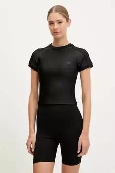 Футболка 3-Stripe Spandex Adidas Originals, черный