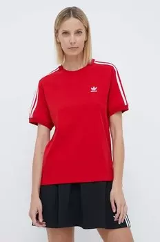 Футболка 3-Stripes Adidas Originals, красный