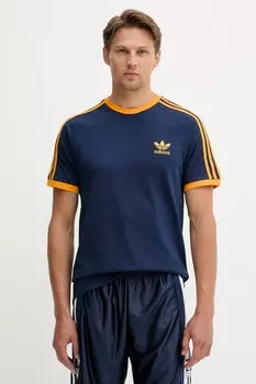 Футболка 3-Stripes Adidas Originals, темно-синий