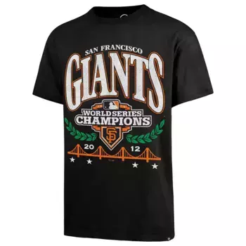 Футболка 47 MLB San Francisco Giants Graphic Drop Shoulder, коричневый