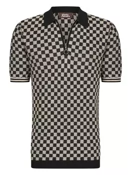 Футболка 4Funkyflavours DOMINOES, черный/белый