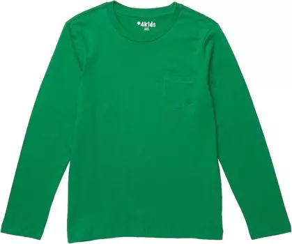 Футболка #4kids Essential Pocket Long Sleeve T-Shirt, цвет Astro Green