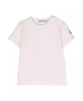Футболка 504 стильно и модно Moncler, розовый