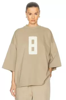 Футболка 8 Milano с вышивкой Fear of God, цвет Dune