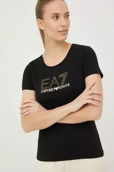 Футболка 8NTT24.TJ2HZ.NOS EA7 Emporio Armani, черный