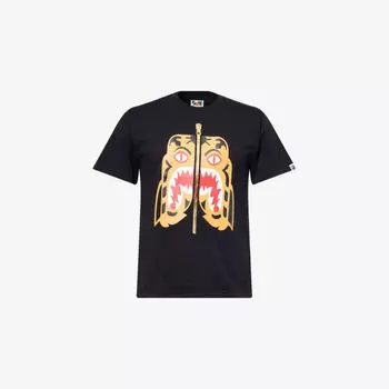 Футболка A Bathing Ape Colors Tiger, черный