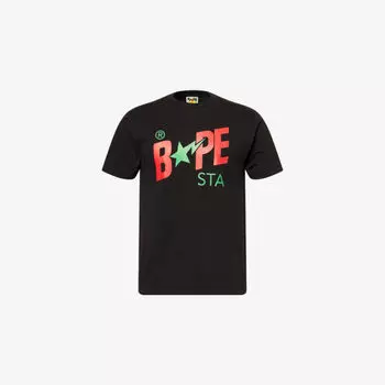 Футболка A Bathing Ape с принтом в виде звезды, черный
