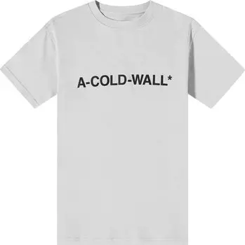 Футболка A-Cold-Wall* Essential Logo T-Shirt 'Mid Grey', серый