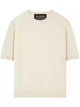 Футболка A Finest Knit тонкой вязки Alanui, нейтральный