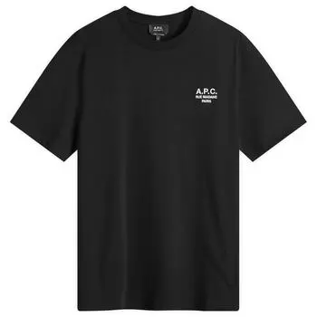 Футболка A.P.C. Rue Madame Logo T-Shirt, цвет Black & White