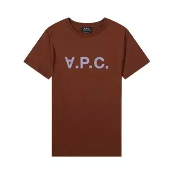 Футболка A.P.C. VPC Color H T-Shirt, коричневый