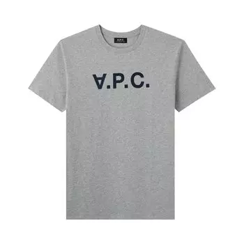 Футболка A.P.C. VPC Logo 'Grey', серый