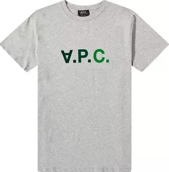 Футболка A.P.C. VPC Tee 'Vert', серый