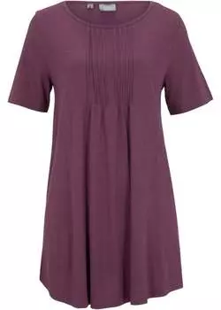 Футболка а-силуэта короткие рукава Bpc Bonprix Collection, фиолетовый