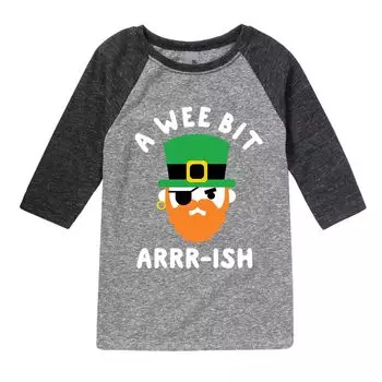 Футболка A Wee Bit Arrrish с рисунком реглан для мальчиков 8–20 лет Licensed Character