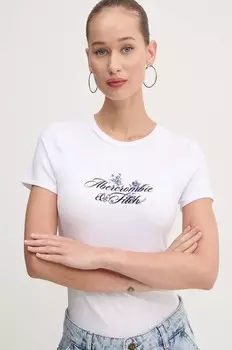 Футболка Abercrombie & Fitch, белый