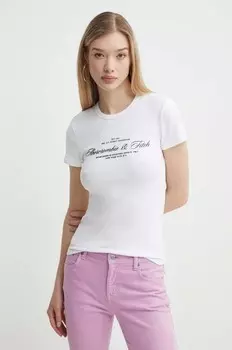 Футболка Abercrombie & Fitch, бежевый