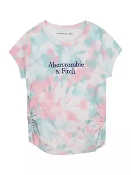 Футболка Abercrombie & Fitch MAR4, темно-синий/аква/розовый
