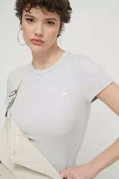Футболка Abercrombie & Fitch, серый