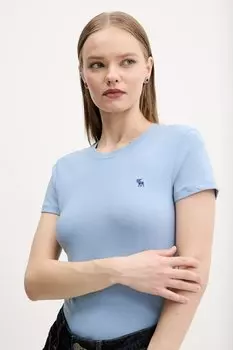 Футболка Abercrombie & Fitch, синий