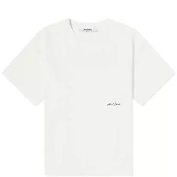 Футболка About:Blank Banner Logo T-Shirt, цвет Oat & Black