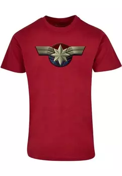 Футболка Absolute Cult CAPTAIN MARVEL, цвет Ruby Red