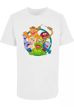 Футболка ABSOLUTE CULT Muppets - Group Circle, белый