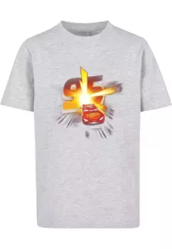 Футболка ABSOLUTE CULT "Мужская детская футболка ABSOLUTE CULT Cars - Lightning McQueen Burst", серый
