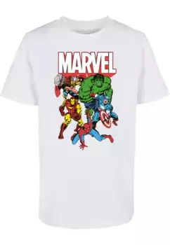 Футболка ABSOLUTE CULT "Мужская детская футболка ABSOLUTE CULT Avengers - Marvel Comics Group 2.0", белый