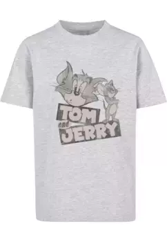 Футболка ABSOLUTE CULT "Мужская детская футболка ABSOLUTE CULT Tom and Jerry - Cartoon Basic ", серый
