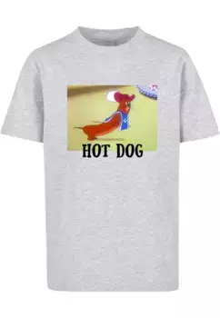 Футболка ABSOLUTE CULT "Мужская детская футболка ABSOLUTE CULT Tom and Jerry - Hot Dog Basic ", серый