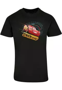 Футболка ABSOLUTE CULT "Мужская футболка ABSOLUTE CULT Cars - Lightning McQueen Basic ", черный