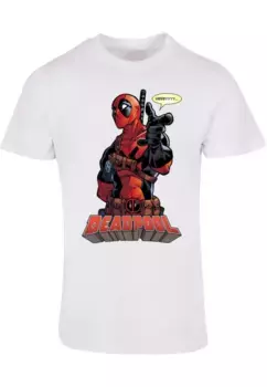 Футболка ABSOLUTE CULT "Мужская футболка ABSOLUTE CULT Deadpool - Hey You", белый