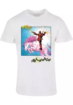 Футболка ABSOLUTE CULT "Мужская футболка ABSOLUTE CULT Deadpool - Unicorn Battle ", белый