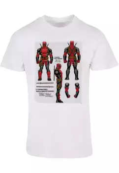 Футболка ABSOLUTE CULT "Мужская футболка ABSOLUTE CULT Deadpool - Планы фигурок", белый