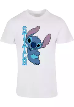 Футболка ABSOLUTE CULT "Мужская футболка ABSOLUTE CULT Lilo And Stitch - Posing Basic ", белый
