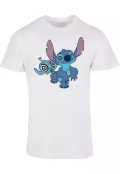 Футболка ABSOLUTE CULT "Мужская футболка ABSOLUTE CULT Lilo And Stitch — Hypnotized Basic ", белый
