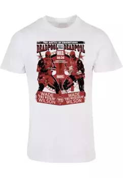 Футболка ABSOLUTE CULT "Мужская футболка ABSOLUTE CULT Deadpool - Футболка Deadpool Vs Deadpool", белый