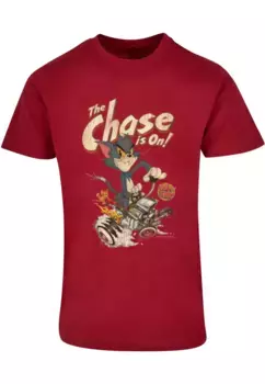 Футболка ABSOLUTE CULT "Мужская футболка ABSOLUTE CULT Tom and Jerry - The Chase Is On", цвет Burgundy