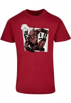 Футболка ABSOLUTE CULT "Мужская футболка ABSOLUTE CULT Deadpool - Tacos Breaktime", цвет Burgundy
