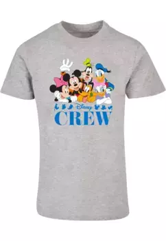 Футболка ABSOLUTE CULT "Мужская футболка ABSOLUTE CULT с Микки Маусом - Базовая футболка Disney Friends", серый