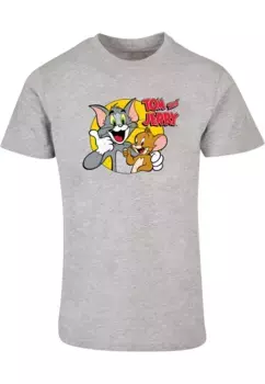 Футболка ABSOLUTE CULT "Мужская футболка ABSOLUTE CULT Tom and Jerry - Thumbs up", серый